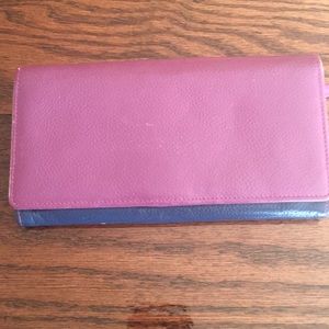 Golunski multi colored wallet.